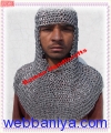 289231192_chainmail 9mm flatring round riveted mail aluminium coif.jpg